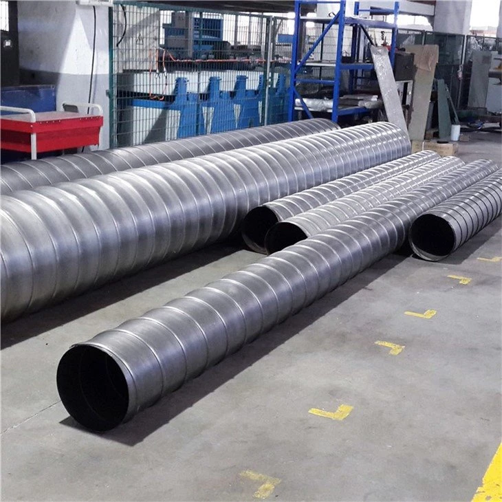 Spiral corrugated culvert pipe forming machine